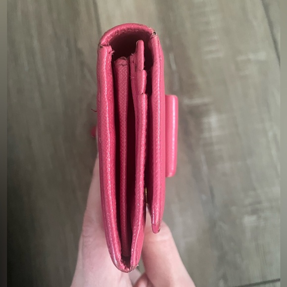 Prada Long Wallet Pink with chain - Picture 5 of 8